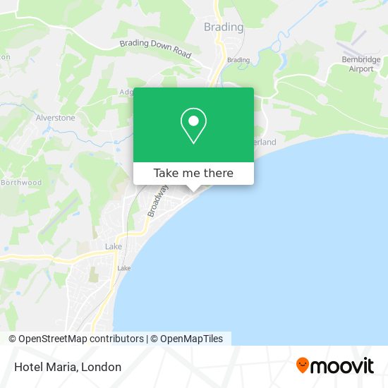 Hotel Maria map