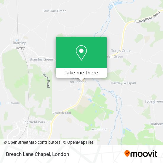 Breach Lane Chapel map