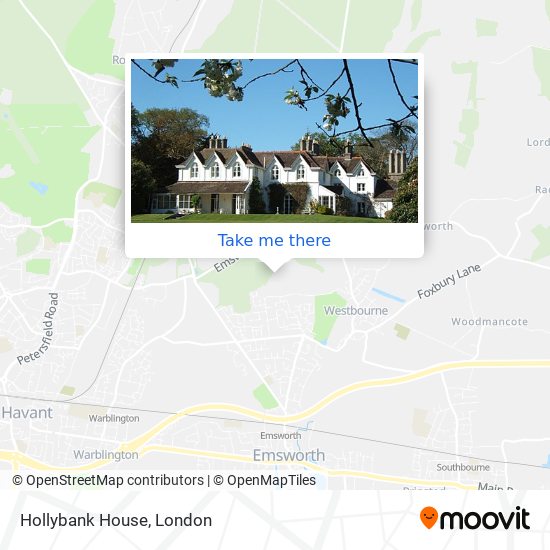 Hollybank House map