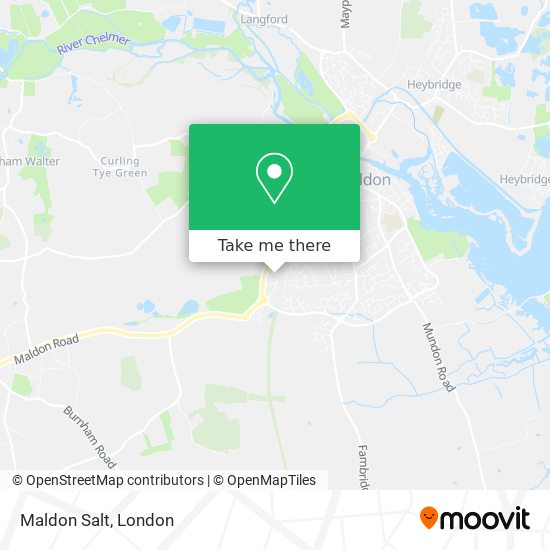 Maldon Salt map