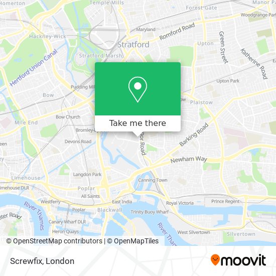 Screwfix map