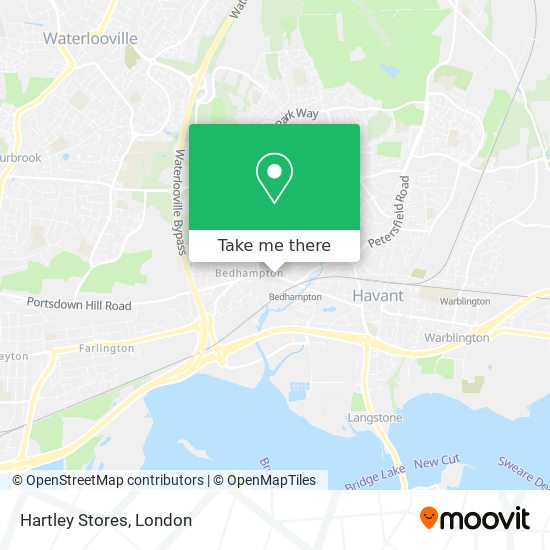 Hartley Stores map