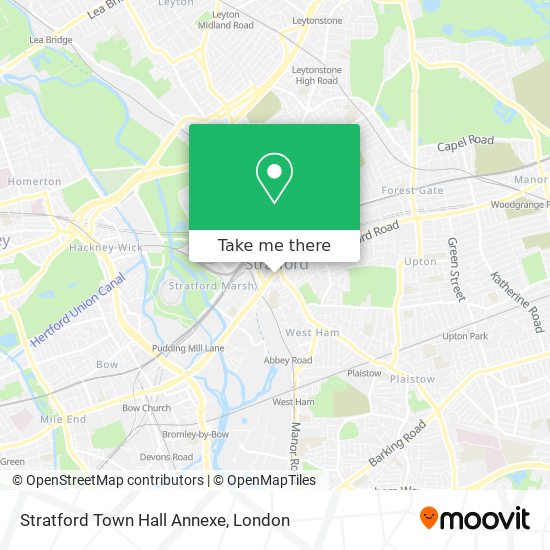 Stratford Town Hall Annexe map