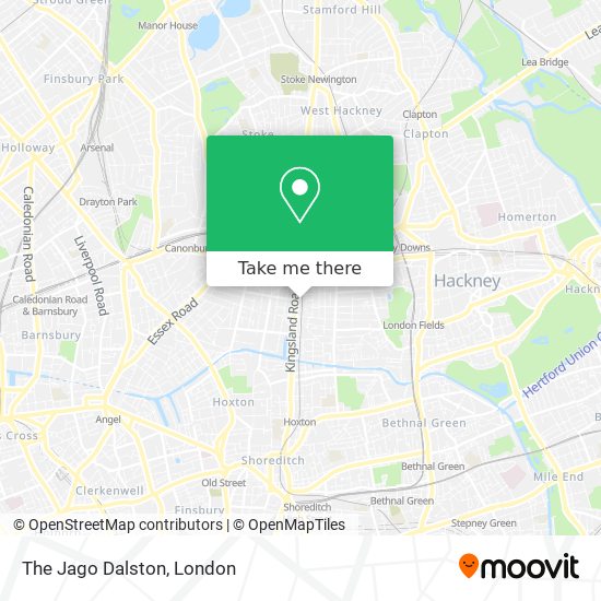 The Jago Dalston map