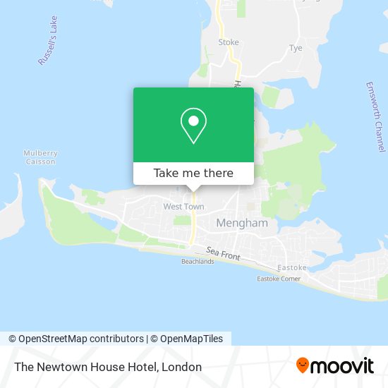 The Newtown House Hotel map