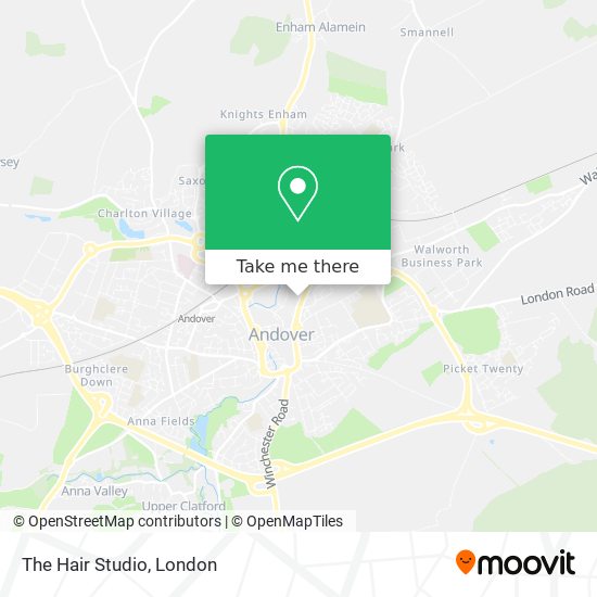 The Hair Studio map