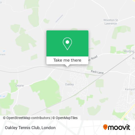 Oakley Tennis Club map