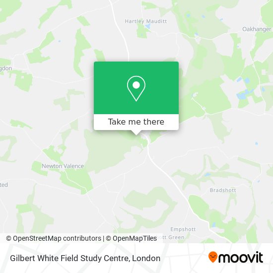 Gilbert White Field Study Centre map