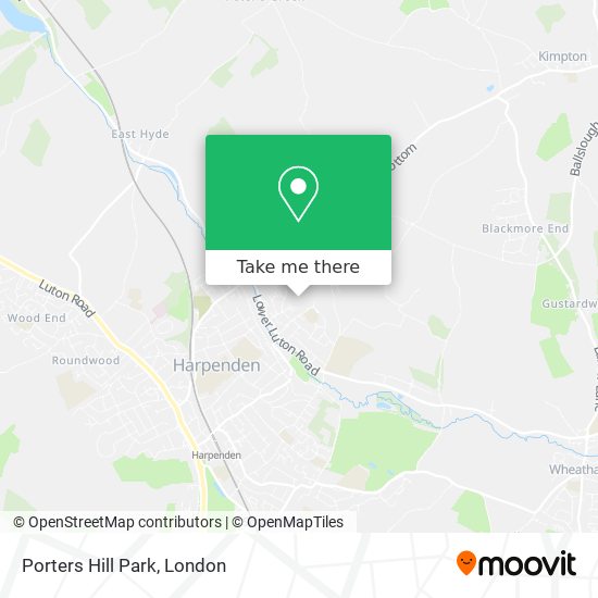 Porters Hill Park map