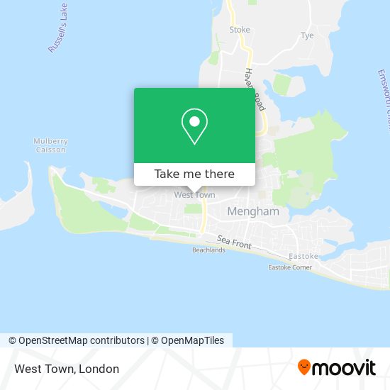 West Town map