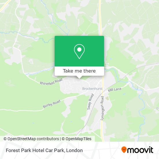 Forest Park Hotel Car Park map