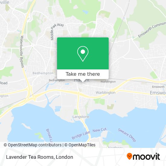 Lavender Tea Rooms map