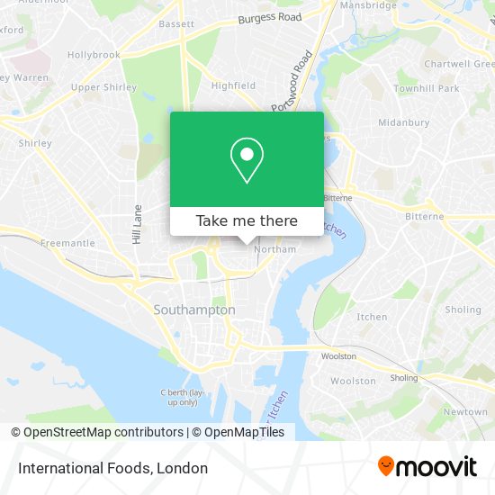 International Foods map