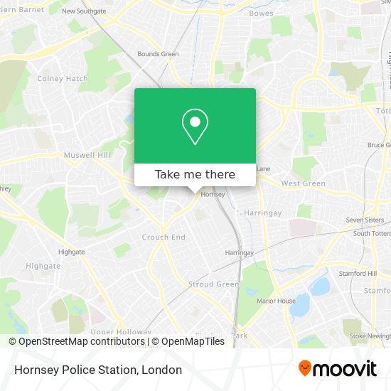 Hornsey Police Station map