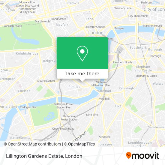 Lillington Gardens Estate map