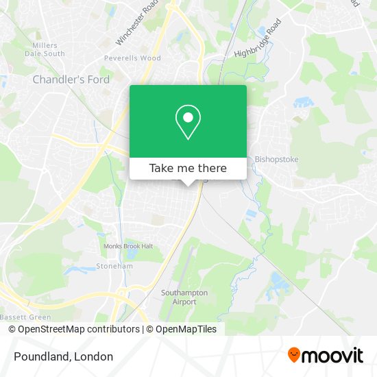 Poundland map