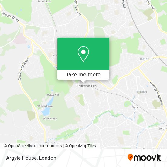 Argyle House map