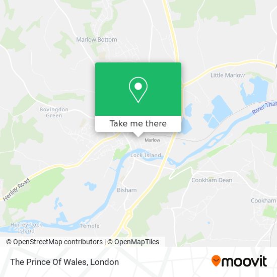 The Prince Of Wales map