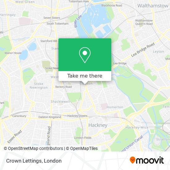 Crown Lettings map