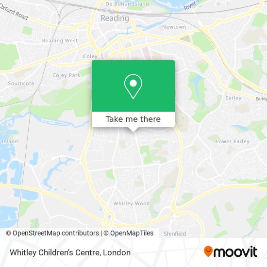 Whitley Children's Centre map