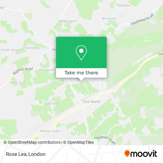 Rose Lea map