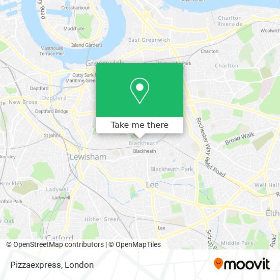 Pizzaexpress map