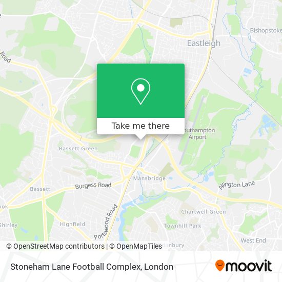Stoneham Lane Football Complex map