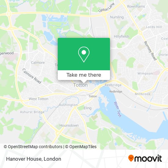 Hanover House map