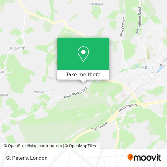 St Peter's map