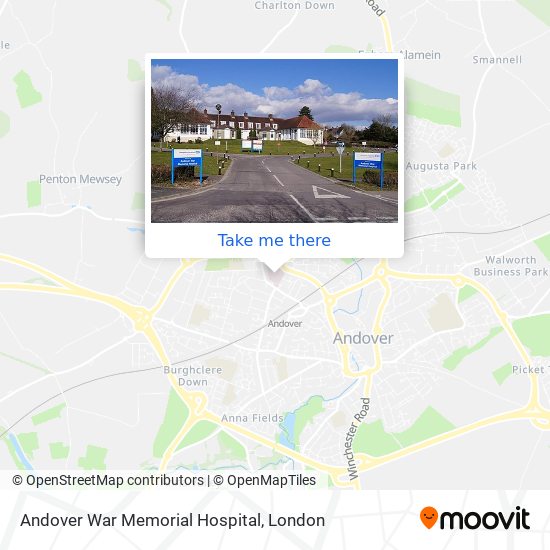 Andover War Memorial Hospital map