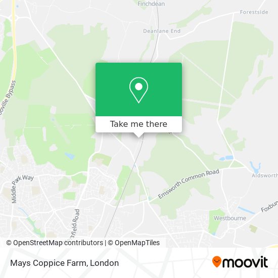 Mays Coppice Farm map
