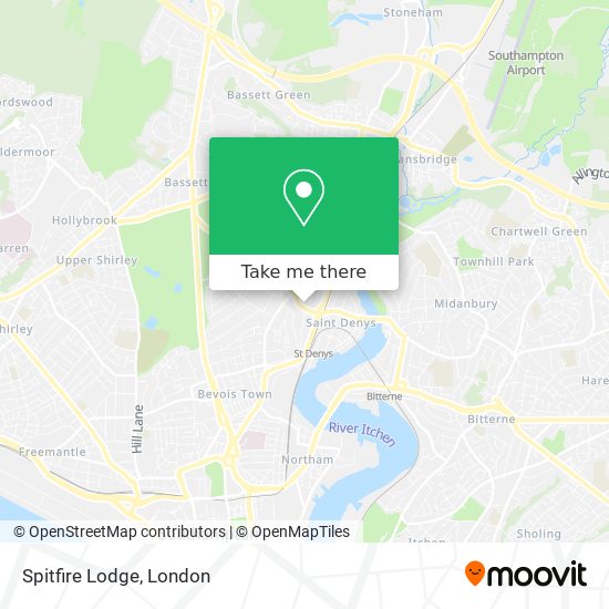 Spitfire Lodge map