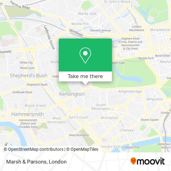 Marsh & Parsons map
