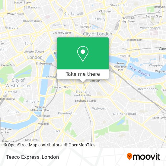 Tesco Express map
