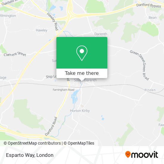 Esparto Way map