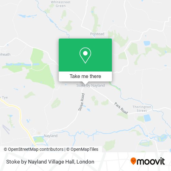 Stoke by Nayland Village Hall map
