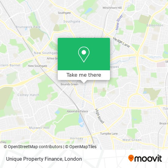 Unique Property Finance map