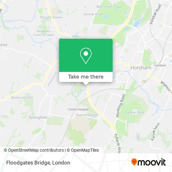 Floodgates Bridge map