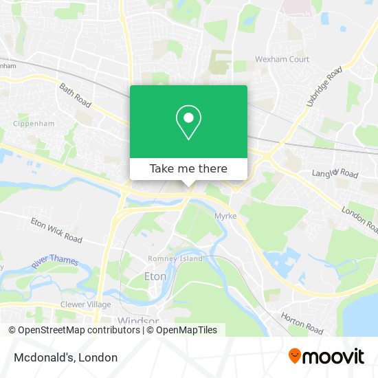 Mcdonald's map