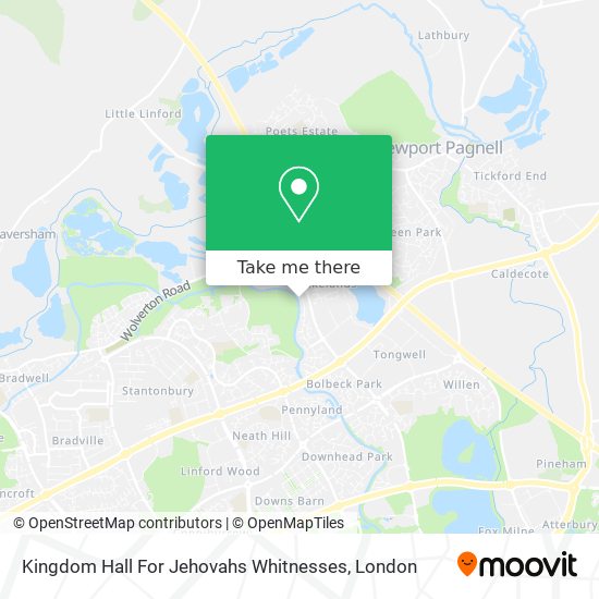 Kingdom Hall For Jehovahs Whitnesses map