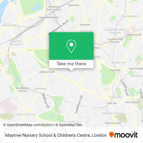 Maytree Nursery School & Children's Centre map