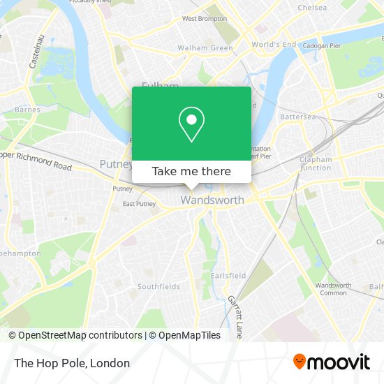 The Hop Pole map