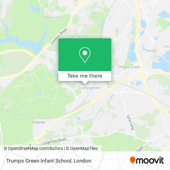 Trumps Green Infant School map