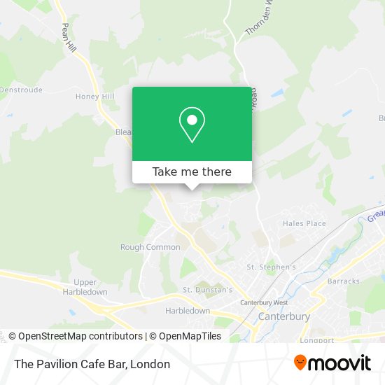 The Pavilion Cafe Bar map