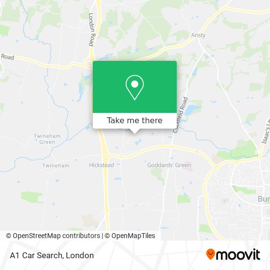 A1 Car Search map
