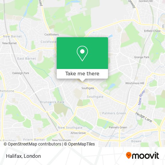 Halifax map