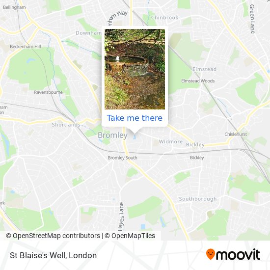 St Blaise's Well map