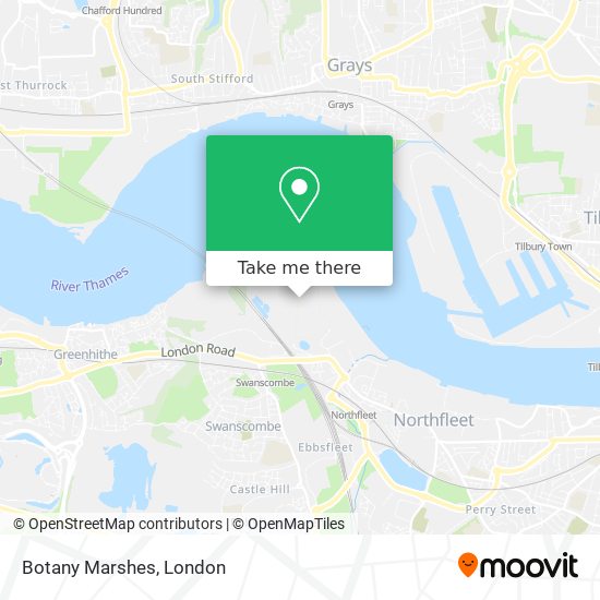 Botany Marshes map