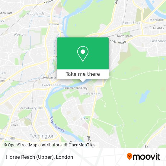 Horse Reach (Upper) map