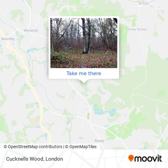 Cucknells Wood map